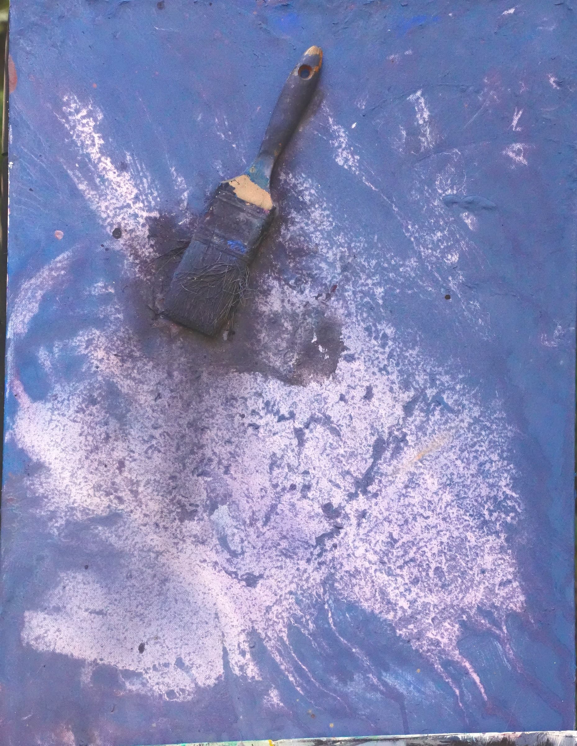 "No. F002" by Limsley, LIM-2026-002, one-of-one original abstract painting, 18 x 24 in., full view of the artwork